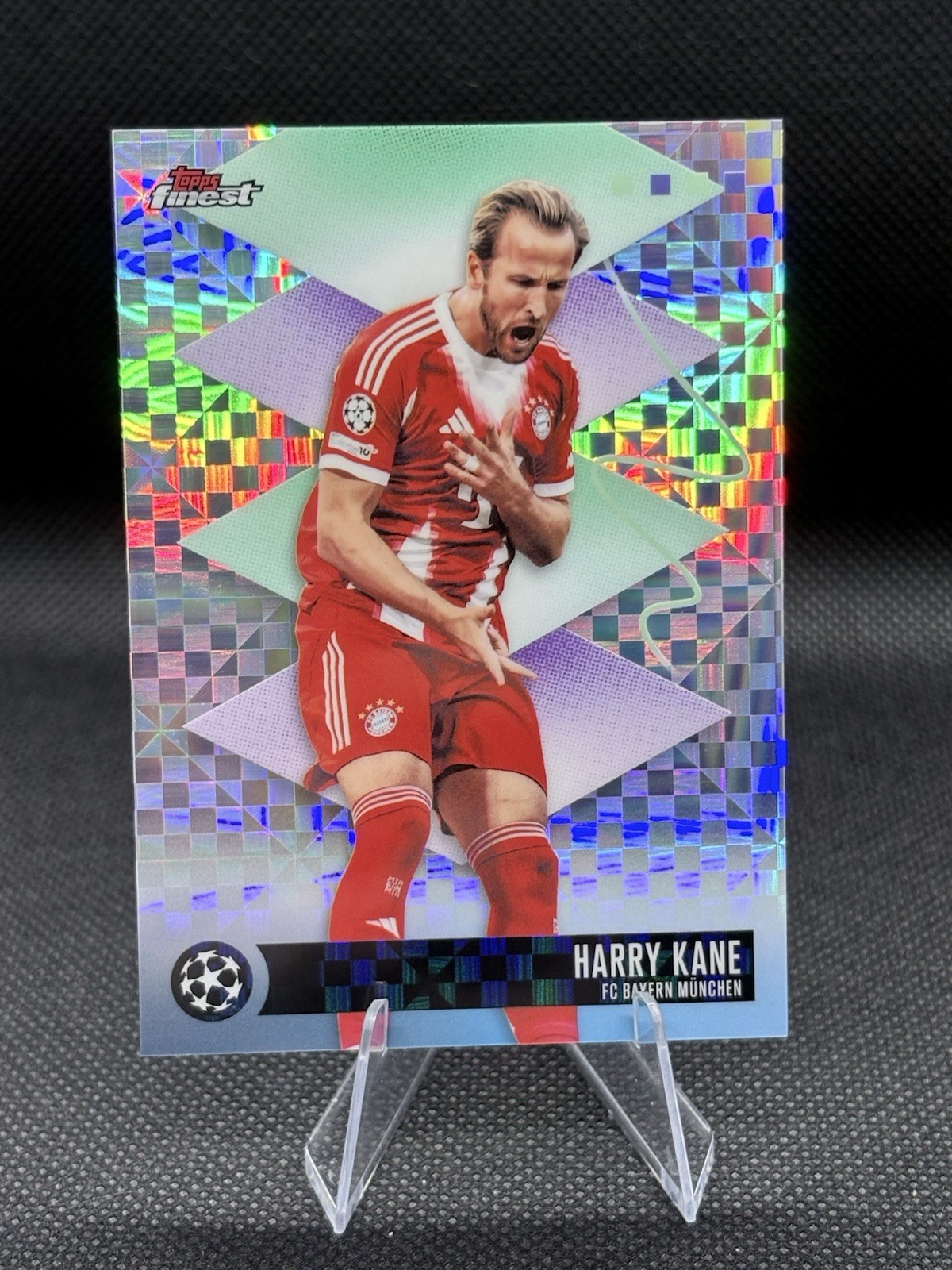 HARRY KANE 2025-26 TOPPS FINEST UCL RARE #404 FC BAYERN MUNCHEN Checkerboard