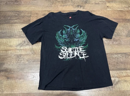 Suicide Silence Vintage T-Shirt Metal Rock Band Deathcore Ha Vintage vintage concert t-shirt, vintage, size XL, single stitch, B+ condition