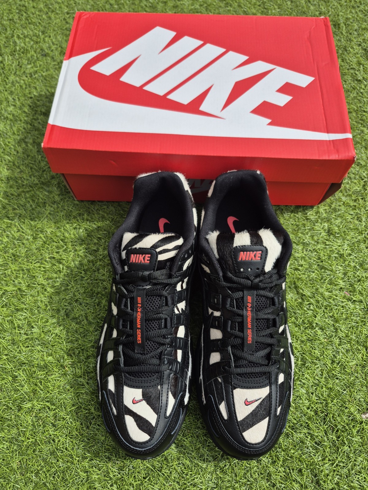 Nike P-6000 Men's Trainers Zebra Asia Exclusive Size UK 9 Brand New In Box Rare image 10