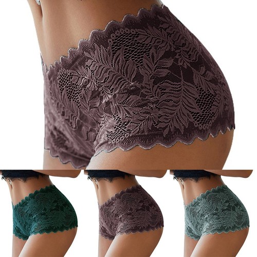 Slip Boxer Court Femme En émulation Soie Avec Volants - Taille Unique - Neuf Avec étiquettes
