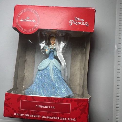 Hallmark Disney Princess Cinderella and Belle Christmas Ornaments - New in Box - Picture 8 of 8