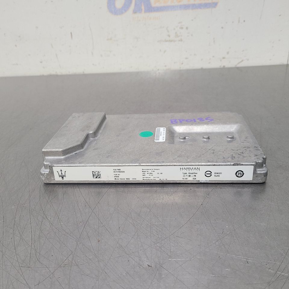 20 2020 MASERATI LEVANTE SQ4 GRANSPORT HARMAN RADIO AUDIO AMPLIFIER 6701082560