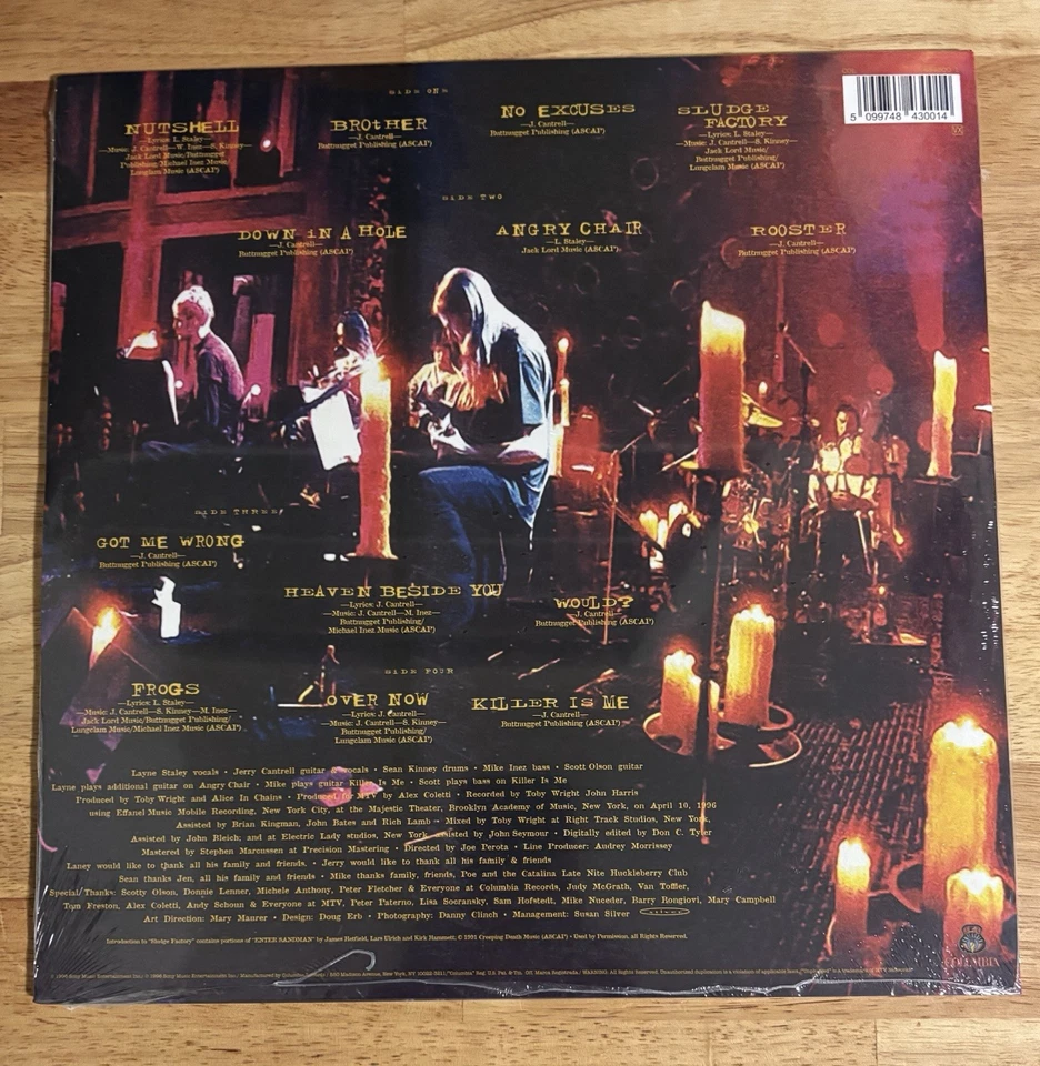 Alice In Chains MTV Unplugged Vinyl Album - Image 2 of 3
