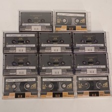 Lot of 11 Maxell XL II 90 cassette tapes preused