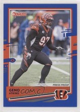 2020 Panini Donruss Press Proof Blue Geno Atkins #68 05od