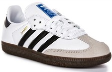 Adidas Samba Og Junior Boys Sneakers In White Black Size US 3 - 7