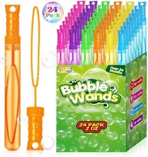 Bubble Wand, Bubble Wands Bulk, Bubble Party Favor Supply for Summer 24 PCS