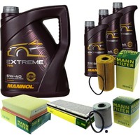 Mann Inspektionspaket 8L Mannol Extreme 5W-40 FüR Renault Espace IV 2.2 Dci