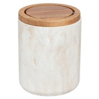 MüLleimer MüLltonne Abfalleimer 1,5 L Polyresin AbfallbehäLter Badezimmer Beige