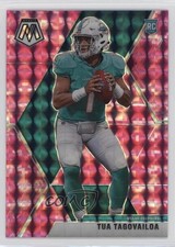 2020 Panini Mosaic Rookies Pink Camo Mosaic Prizm Tua Tagovailoa #203 8o0