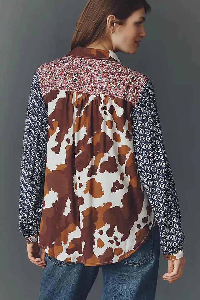 Anthropologie - Camisa Paz Buttondown de Maeve​ - Oferta Foto 2 de 4