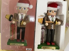 A Christmas Story Mr Parker with Leg Lamp Wooden Nutcracker 11 Inch CS6161L NIB