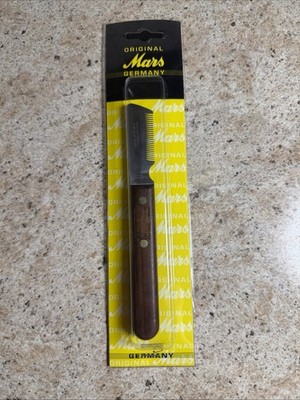 Mars 99M-338 Fine Slant Tooth Grooming Stripping Knife 99M-338 New Left Handed