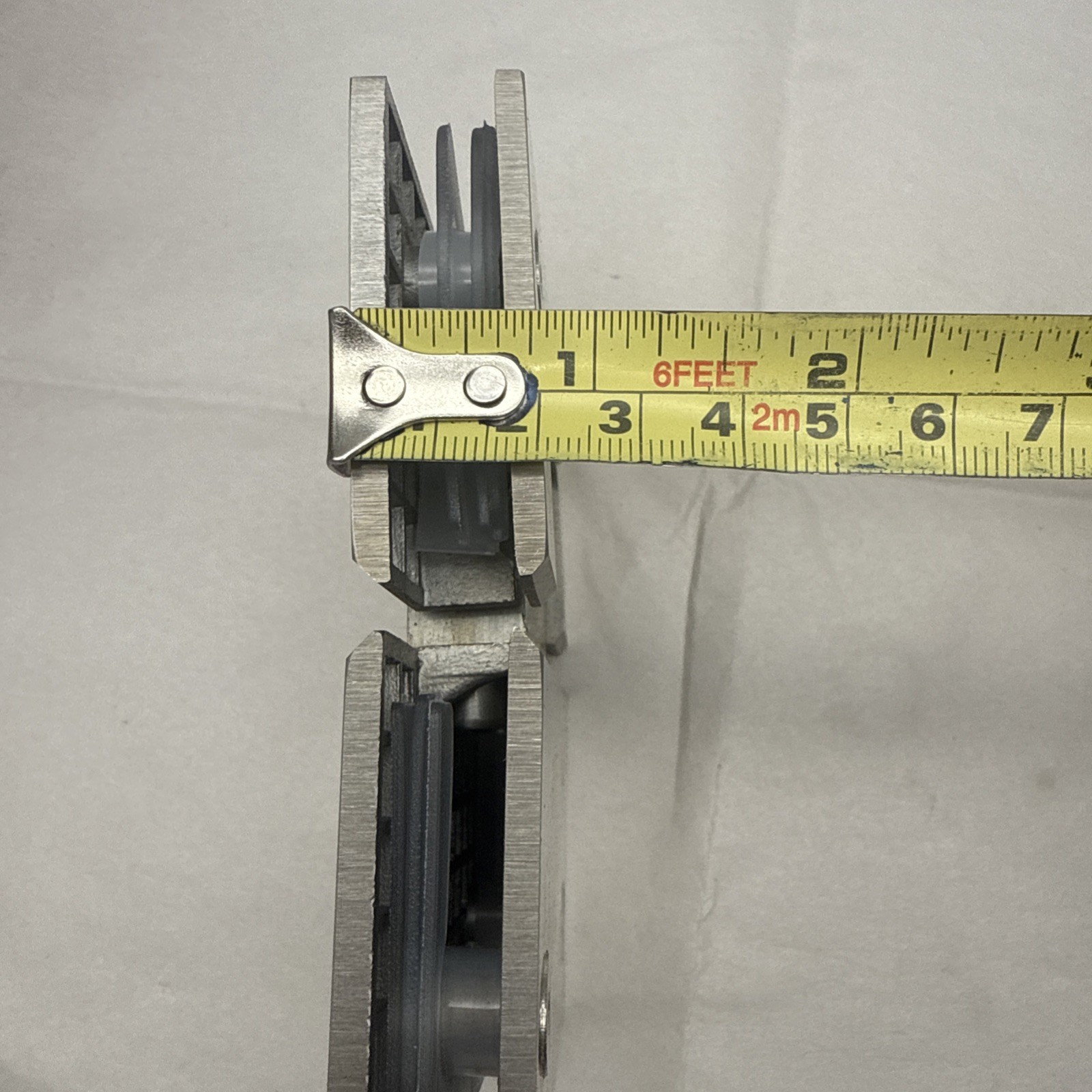 Alise Glass Shower Door Hinge Self Bracket For Glass Door Chrome FOR PARTS *read