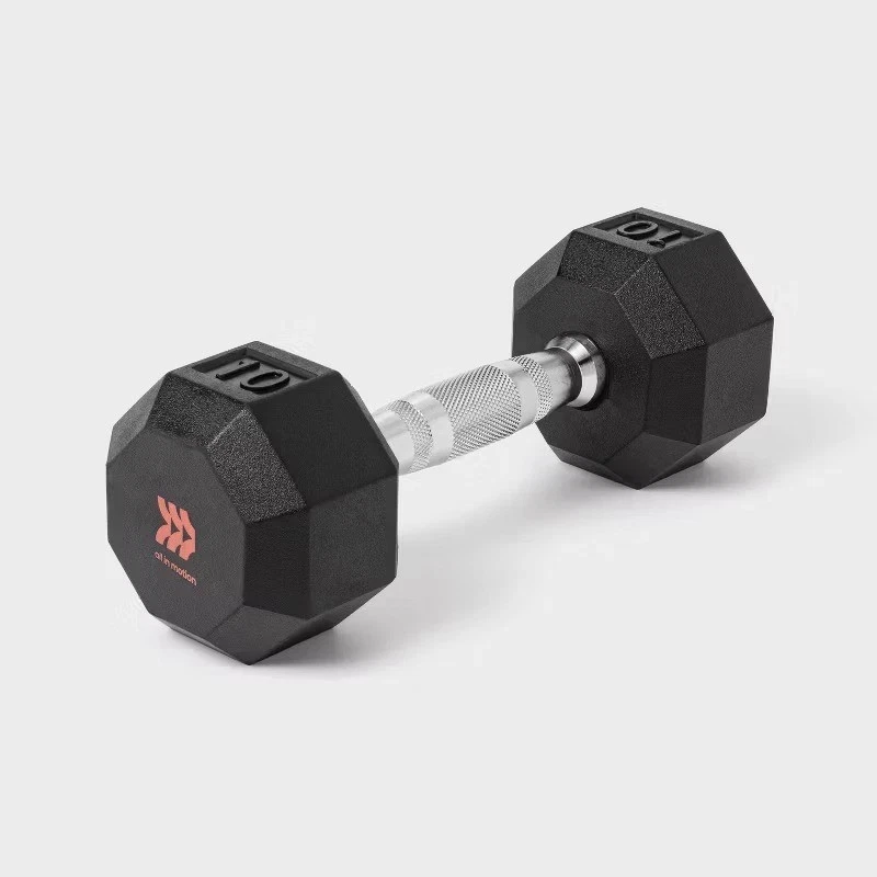 ALL IN MOTION HEX 10LB DUMBBELL - BLACK