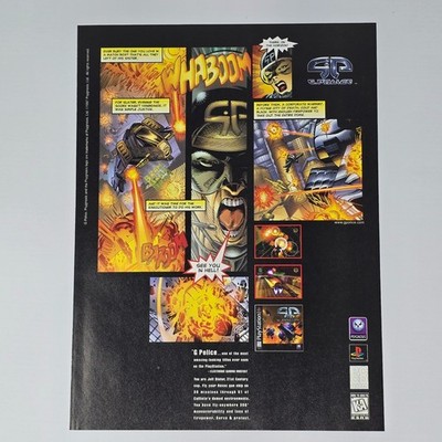 G.Police PlayStation 1 PS1 PC Havoc Print Ad/Poster Promo Art