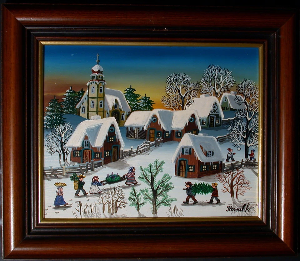 Anton Kowalski - Vorweihnachtszeit - Winter - Naiv. - Bild 2 von 4