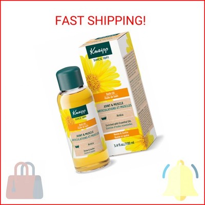 Kneipp Joint & Muscle Arnica Bath Oil - Good for Achy Joints & Post-Workout Reco