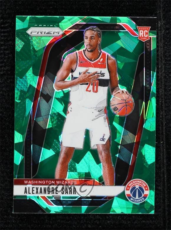 2024-25 Panini Prizm Green Ice Prizm Alexandre Sarr #264 Rookie RC 00ji