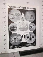 mag ad 1941 ACE CARTON Chicago store display Upjohn Ray-O-Vac Mrs Stevens candy
