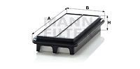 Mann-Filter C2617 Luftfilter FüR KIA