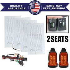4pcs Square Switch Heated Seat Kitseat Heater For Toyota Tundra Corolla Tacoma