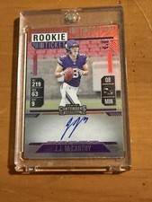 2024 Panini Contenders Jj McCarthy Auto Red FOTL