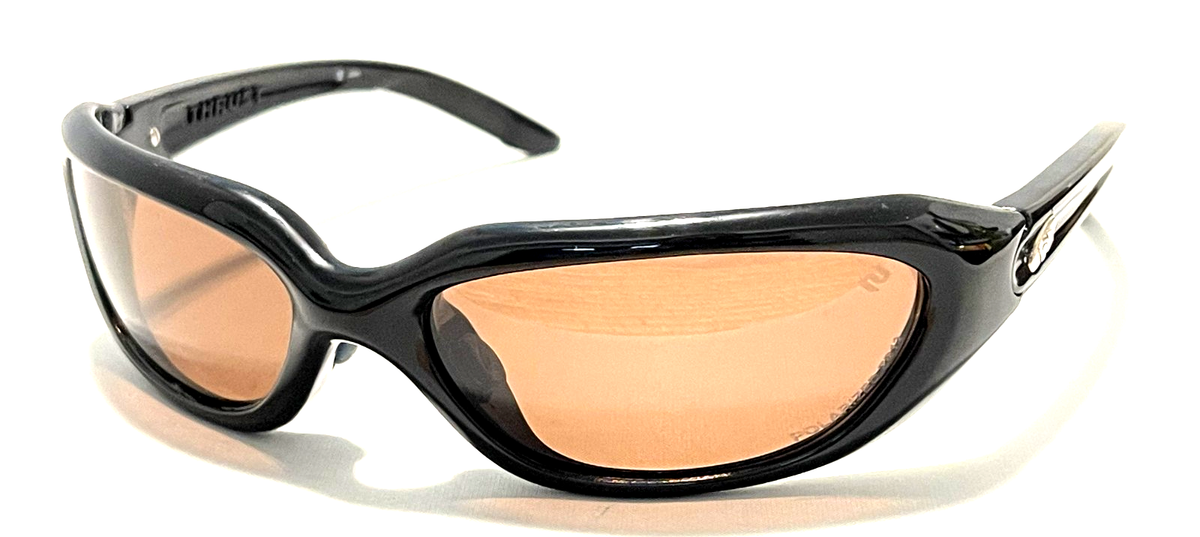 ZEAL OPTICS THRUST Z87.1 Black Plastic Rectangular Wrap Sunglasses