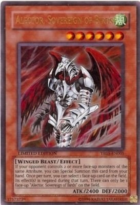 Moderately Played, English Yu Gi Oh Alector, Sovereign of Birds - YR05-EN001 - U