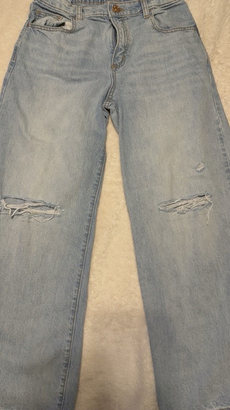 Art class light wash distress kids girl Jean | size 12