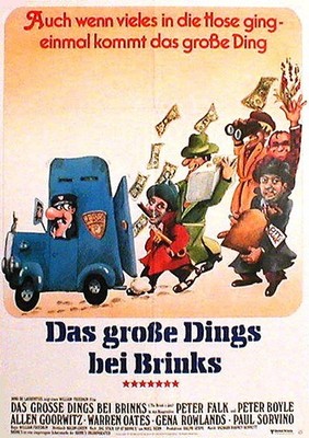 Peter Falk in DAS GROSSE DINGS BEI BRINKS Originalplakat EA von 1978