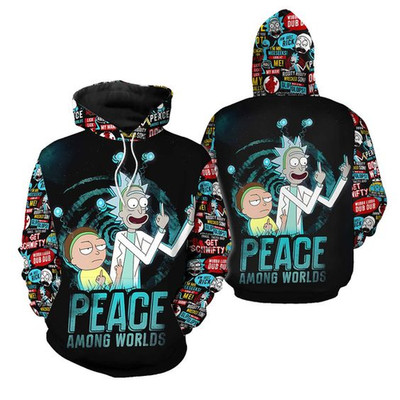 Rick And Rickandmorty All Over Print Hoodie