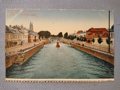 Vintage Postcard AK Tournai Quai Notre Dame Edit. Lux Brussels
