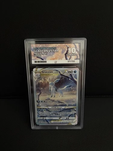 The Pokémon Company Crown Zenith Galarian Gallery Glaceon VSTAR GG40 ACE 10