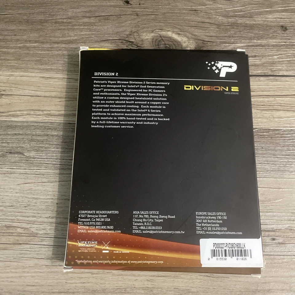 Patriot Viper Xtreme PX7312G1600LLK DDR3 PC3-12800 2x4GB - Image 3 of 4