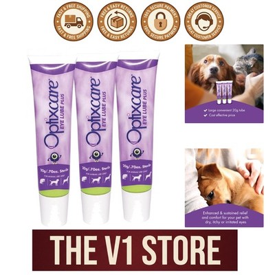Hydrating Eye Comfort Gel for Dogs, Cats & Horses - Eye Lube Plus 20g Set  of 3 | eBay