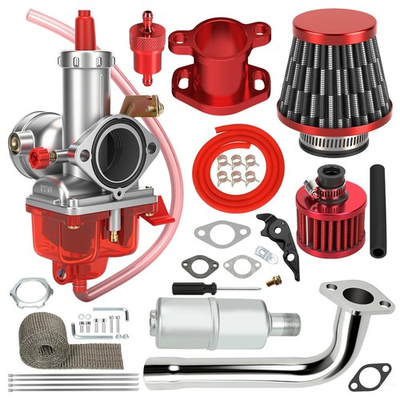 #ad Carburetor Exhaust Muffler Stage 2 Kit For Predator 420cc 301cc GX340 GX390 11Hp $108.47