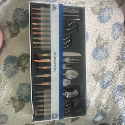 Disney Parks Ink and Paint Flatware 20 piece Paint Tip Handles  NEW