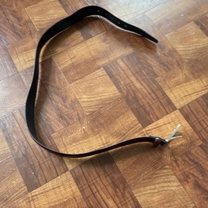 Brown Leather English Horse Stirrup Leathers Double Buckle