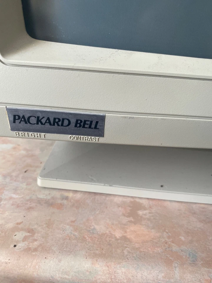 vintage packard bell monitor sc-441v - Image 2 of 4