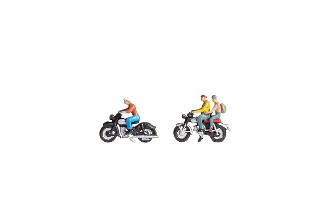 NOCH 15904 - H0 Motorcycle Rider - New