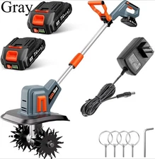 Cordless Tiller for Gardening 360 RPM Rototiller TH4000 Cultivator TaskStar