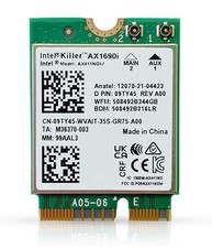 Killer Series for Intel AX1690i WiFi 6E Gaming Adapter Upgrade from AX411 