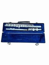 Flute Gemeinhardt 2SP Silver Plated Flute Offset G Key and Original Hard Case