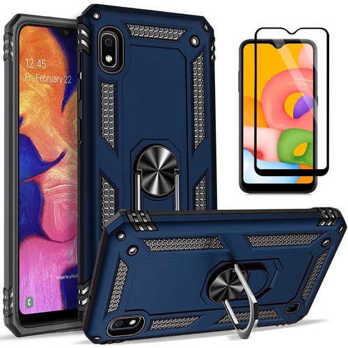 Housse de téléphone double couche pour Samsung Galaxy A10E + écran en verre trempé - Photo 15 sur 31