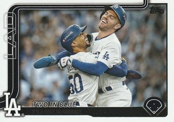 Mookie Betts Two in Blue 2025 Topps #631 Los Angeles Dodgers