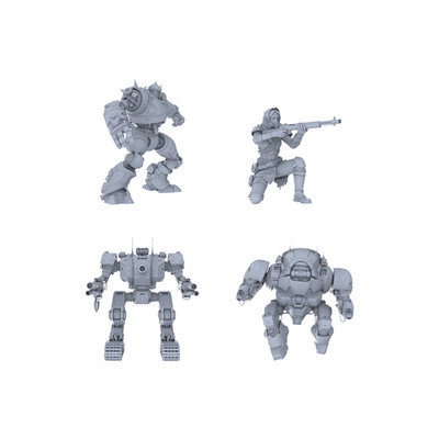 LYGR 133 MRY-SFW 133 Wasteland Doomsday Robot Resin Wargame Miniature