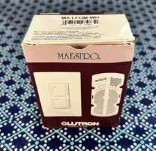 LUTRON FAN CONTROL/300 W DIMMER # MA-LFQM-WH