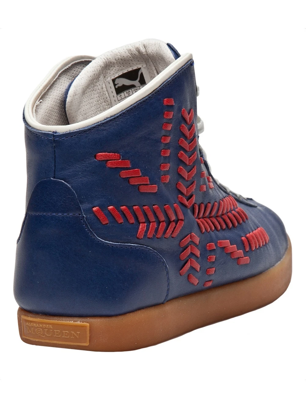 nuovo con scatola ~ Scarpa elegante Puma Alexander McQueen Medius Mid Leather AMQ mostro ~ donna taglia 6 5