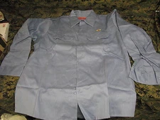*welding shirt flame retardant 100% cotton fire resistant FR usa new MEDIUM REG